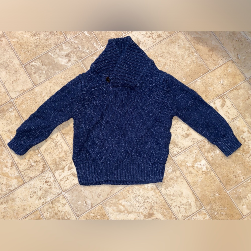 CAT & JACK BLUE SWEATER